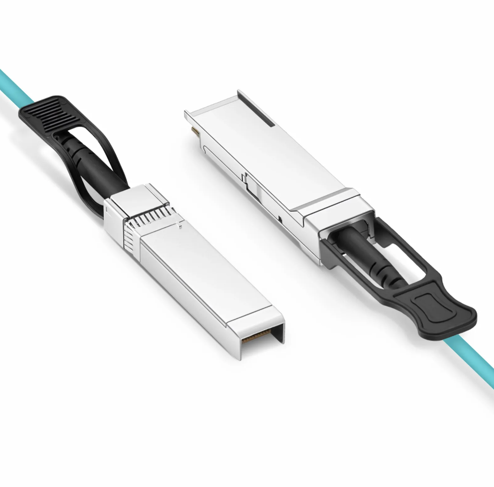 KEXINT 1m (3ft) Generic Compatible 100G SFP-DD to QSFP28 Active Optical Cable