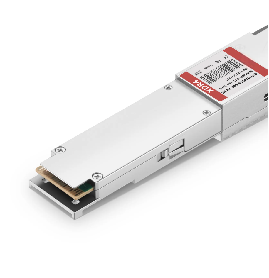KEXINT NVIDIA/Mellanox Compatible 400GBASE-XDR4 QSFP112 PAM4 1310nm 2km DOM MPO-12/APC SMF InfiniBand NDR Optical Transceiver Module for ConnectX-7 HCA