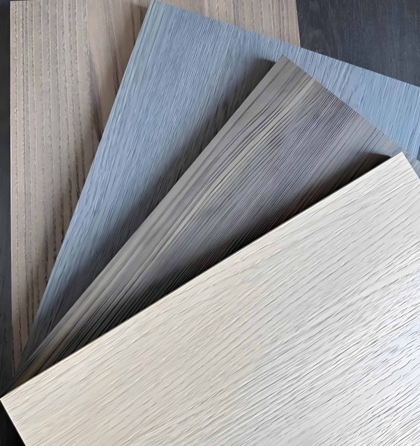 Dark Stained Wood Walnut Texture Finish