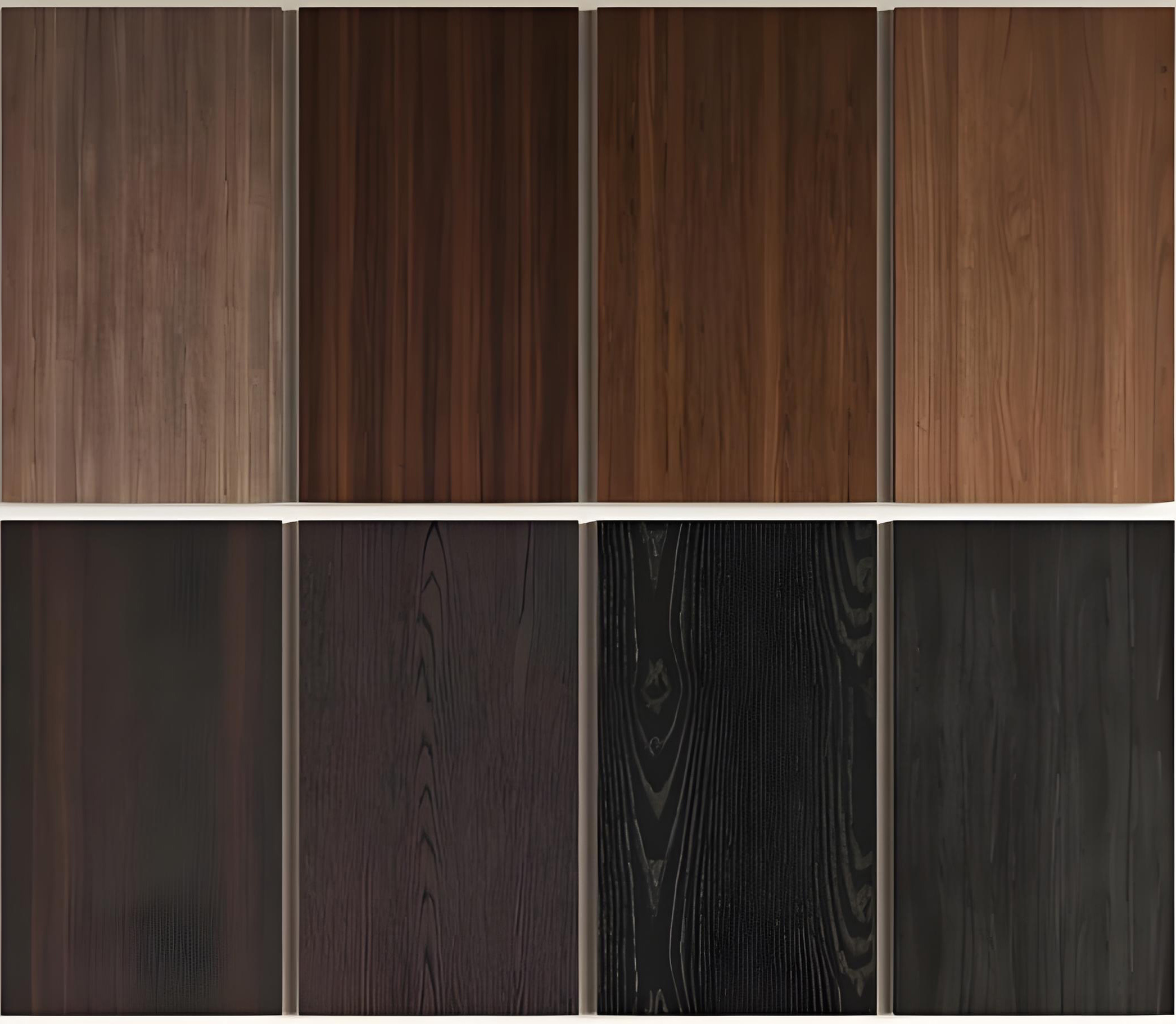 Dark Stained Wood Walnut Texture Finish