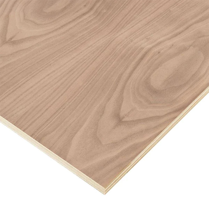 Natural Walnut Veneer Finish Laminate Sheet
