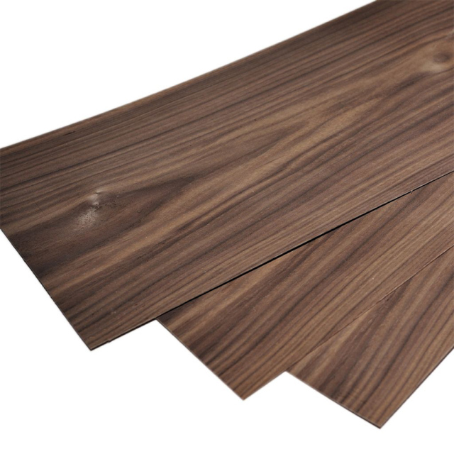 Natural Walnut Veneer Finish Laminate Sheet