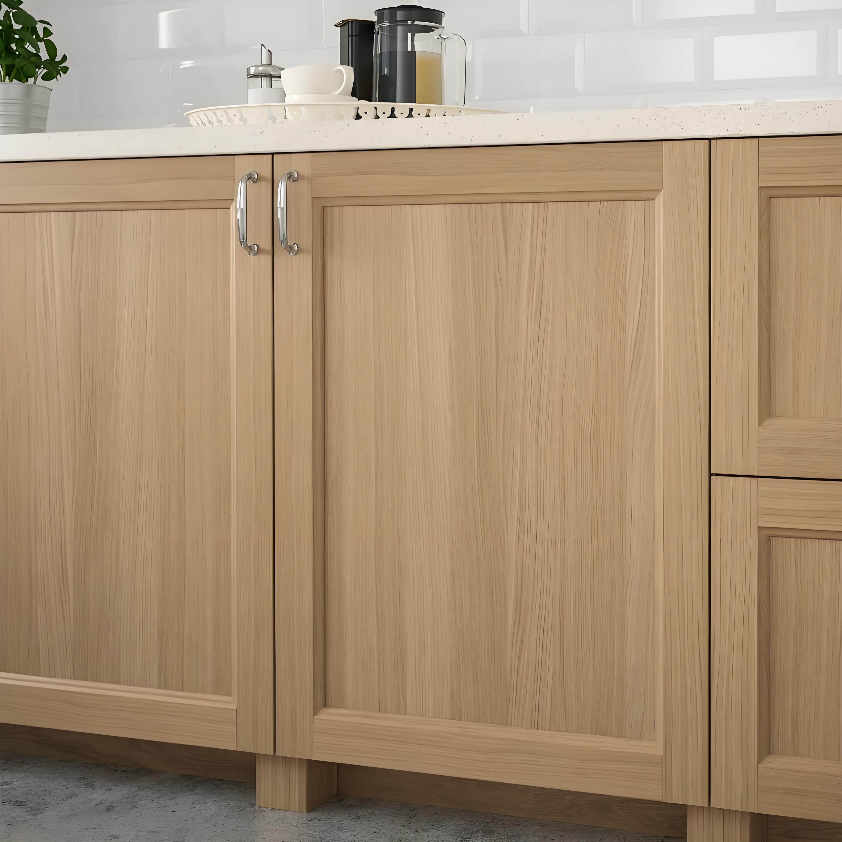 White Oak Wood Veneer Texture Seamless