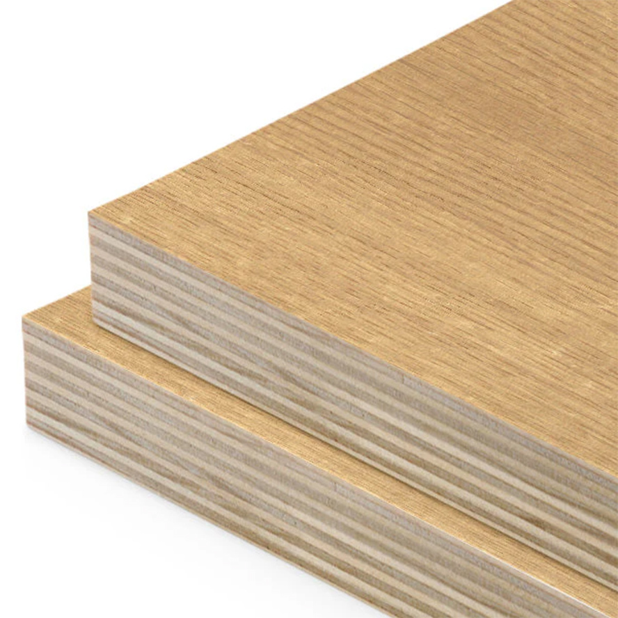 White Oak Ply Wall Wood Veneer Blockboard