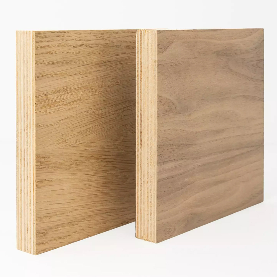 Red Oak Veneered MDF Texture Laminate Plywood