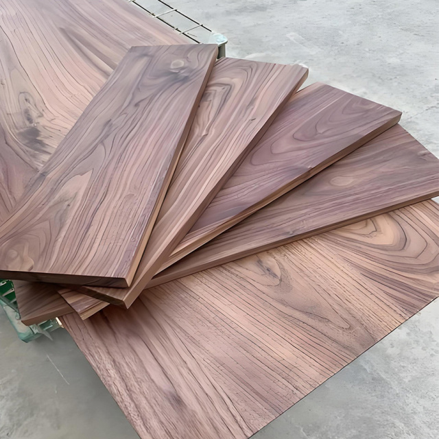 Wood Texture Veneer Plywood Walnut MDF Planks