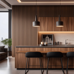 Walnut Laminate Panel Texture MDF Wood Texture Sheet