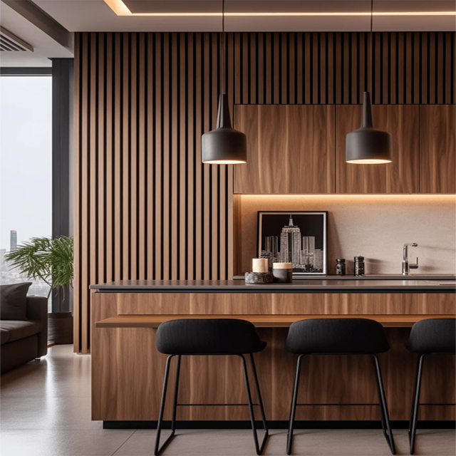 Walnut Laminate Panel Texture MDF Wood Texture Sheet
