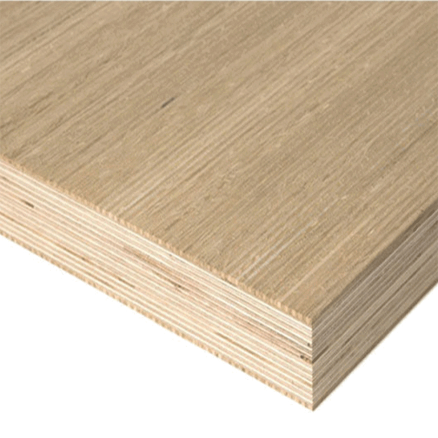 White Stained Oak Veneer Texture Finish Panel for Furniture