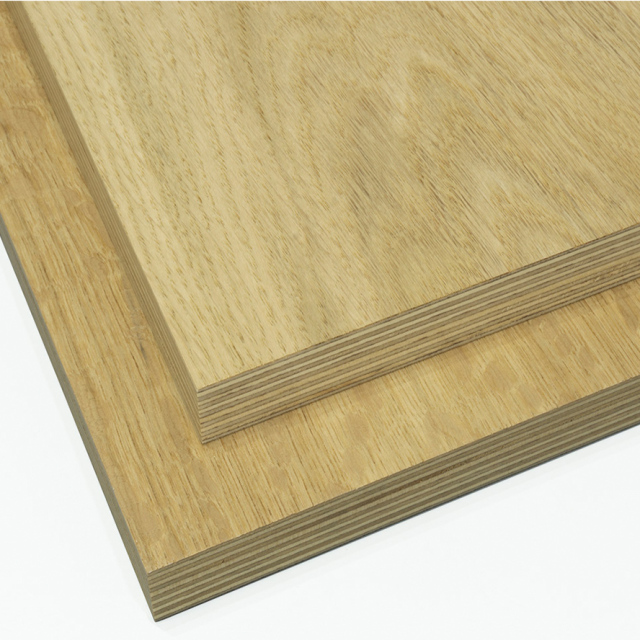 Oak Interior Wood Veneer Plywood Cladding Wall Panels