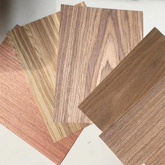 Natural Walnut Wood Sheets Light Brown Veneer