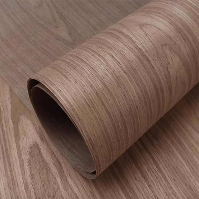 Natural Walnut Wood Sheets Light Brown Veneer