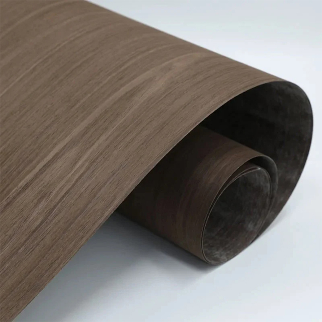 Black Walnut Grain Dark Finish Veneer Sheet