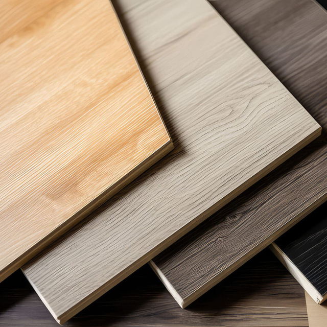 Illustration of Textured Wood Veneer Panels For Apartments
