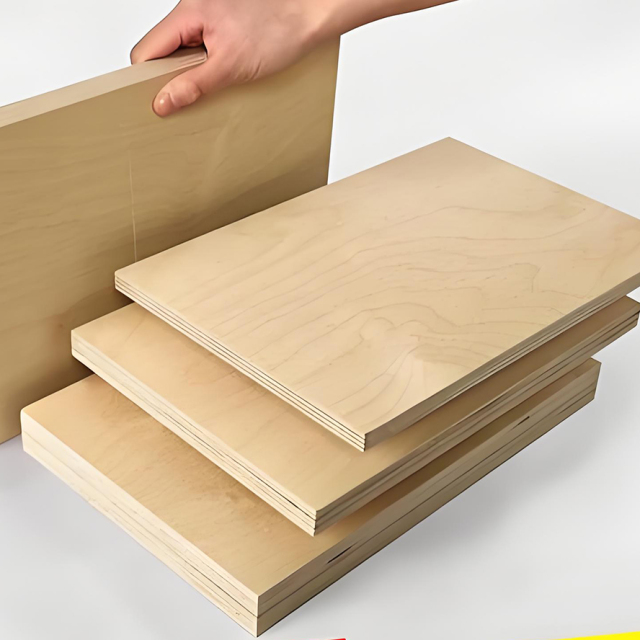 White Birch Veneer Plywood Interior Walls Panels