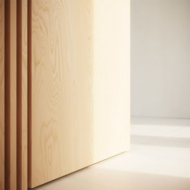 White Natural Birch Veneer Wood Texture