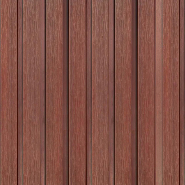 Cherry Red Wood Paneling Wood Slatwall