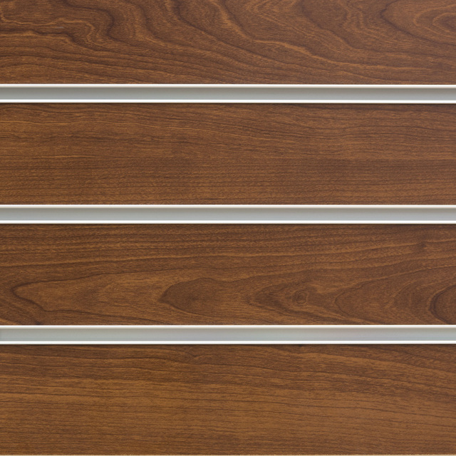 Cherry Red Wood Paneling Wood Slatwall