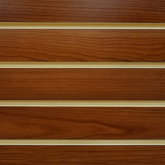 Cherry Red Wood Paneling Wood Slatwall