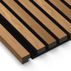 Cherry Red Wood Paneling Wood Slatwall