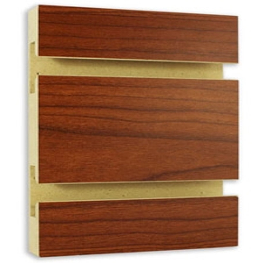 Cherry Red Wood Paneling Wood Slatwall