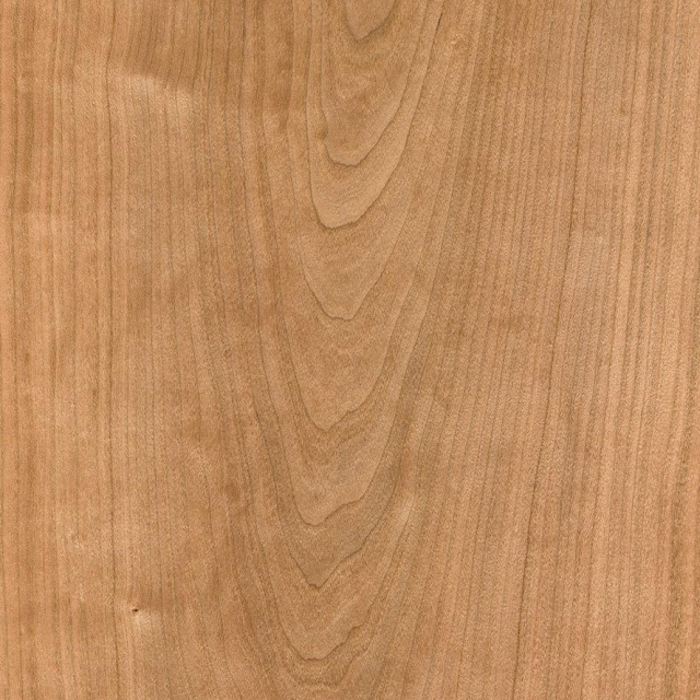 Plain Sliced Flat Cut Natural Cherry Veneer