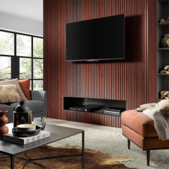 Cherry Wood Wainscoting Accent Wall Panels