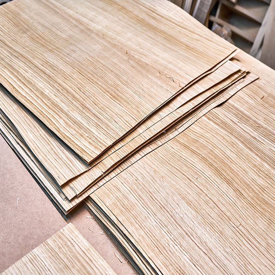 3mm Thin Light Oak Veneer Sheets Factory