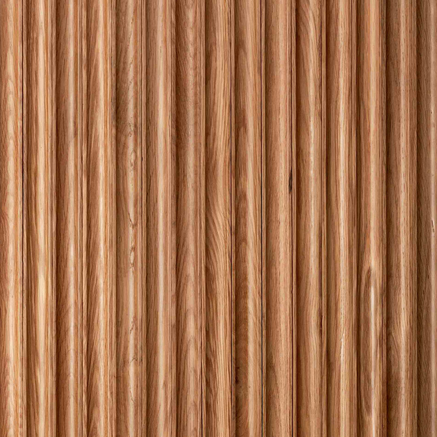 Tambour Wall Panel Walnut Wood Veneer