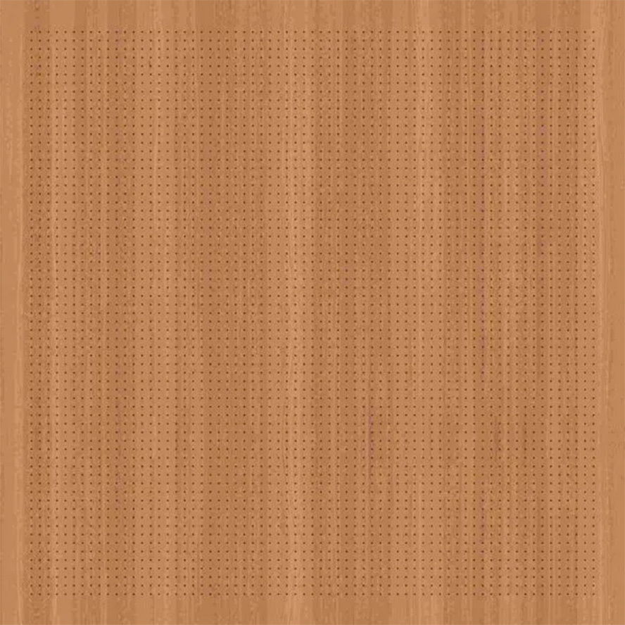 Perforated Walnut Wood Acoustic Wall Panel