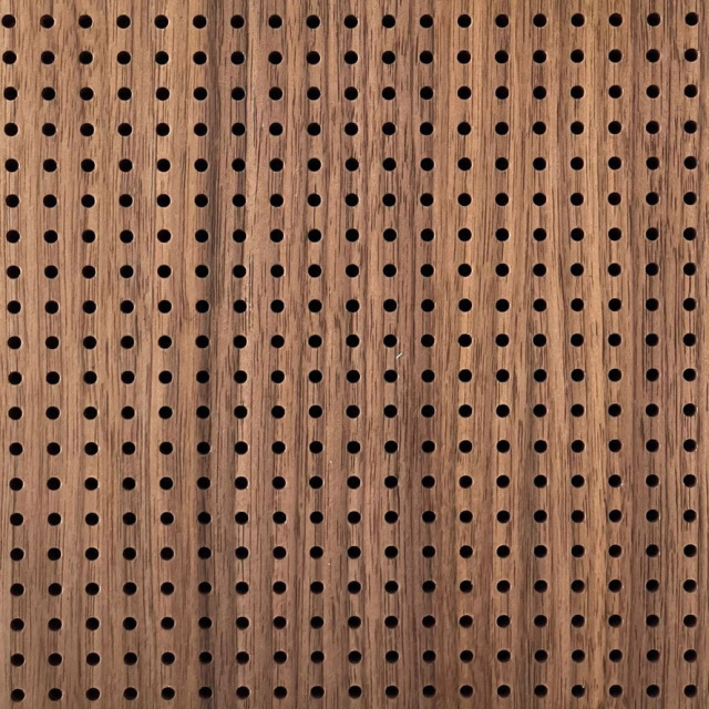 Akustikpanel Walnut Wood Perforated Panel