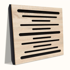 Perforated Walnut Acoustic Wood Wall Panel