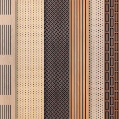 Walnut Acoustic Wall Panel Slats