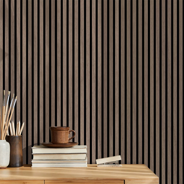 Walnut Acoustic Wall Panel Slats
