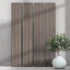 Vertical Walnut Wall Panel