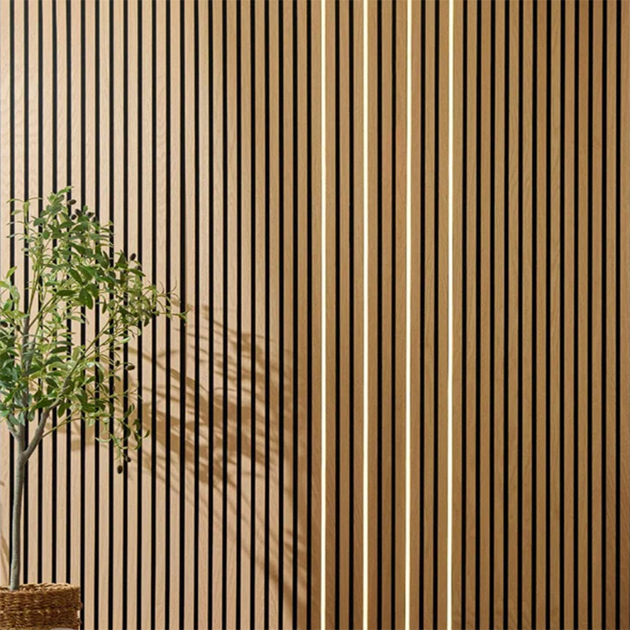Wood Perforated Walnut Acoustic Panel