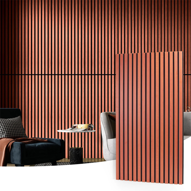 Walnut Acoustic Wall Panel Slats