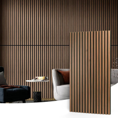 Vertical Walnut Wall Panel