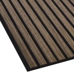 Walnut Wood Panel Black