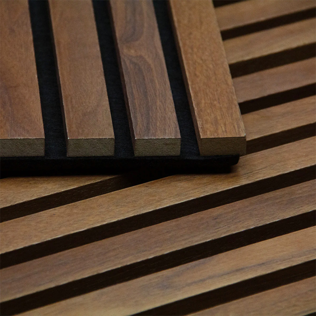 Wood Wall Black Walnut Veneer Panel