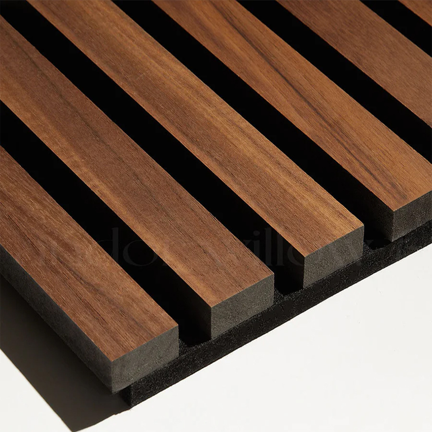 Walnut Wood Slat Panel