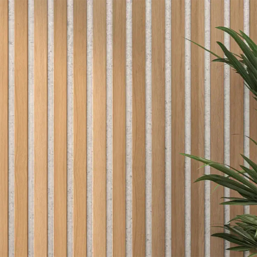 Natural Oak Slat Wood Wall Panels