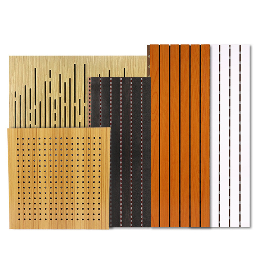 Perforated Wood Acoustic Wall Panels