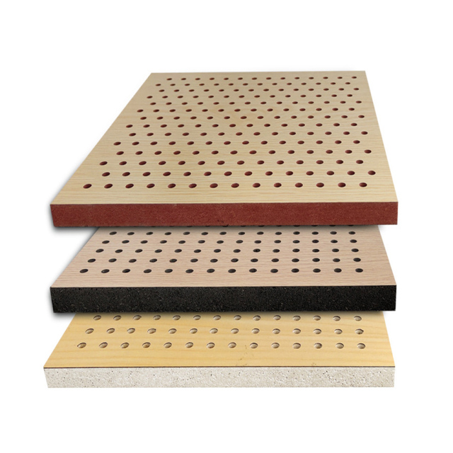 Acoustic Perforated Wood Wall Panels