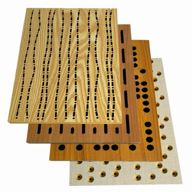 Acoustic Perforated Wood Panels