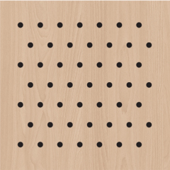 Perforated Wood Acoustic Wall Panels