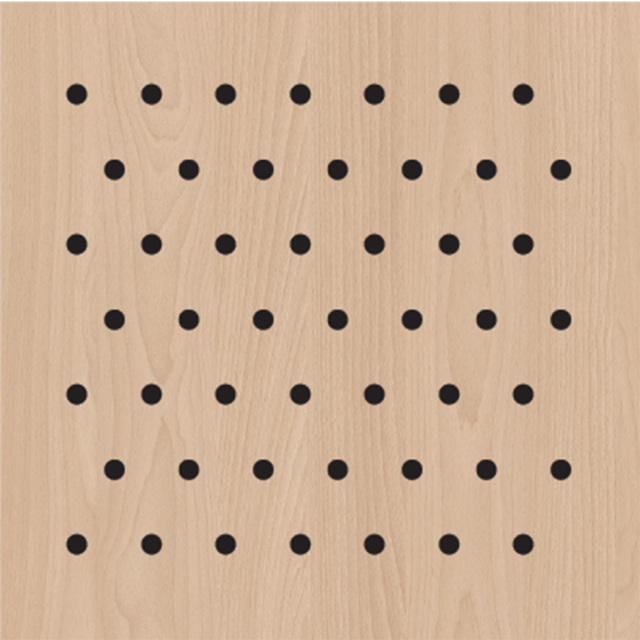 Acoustic Perforated Wood Panels
