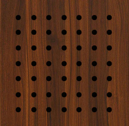 Acoustic Perforated Wood Wall