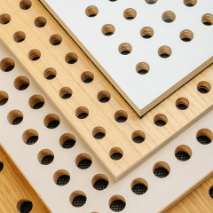 Acoustic Perforated Wood Wall