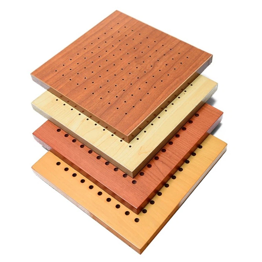 Perforated Wood Acoustic Wall Panels